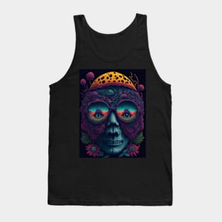 Techno Psy Shirt - Psychedelic Organism - Catsondrugs.com - #psychedelic #psychedelicart #trippy #psytrance #art #psy #trippyart #music #trance #rave #love #psychedelictrance #psyart #digitalart #psytranceworld #trancefamily Tank Top